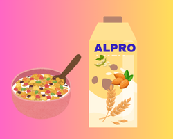 Badem, Soya, Yulaf tok tutan smoothie